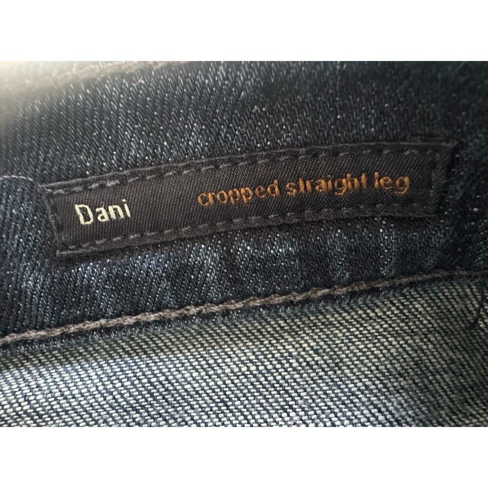 Citizens of Humanity Jeans Womens 26 Blue Dani Crop Straight Leg Cuffed #6327 - Picture 8 of 14